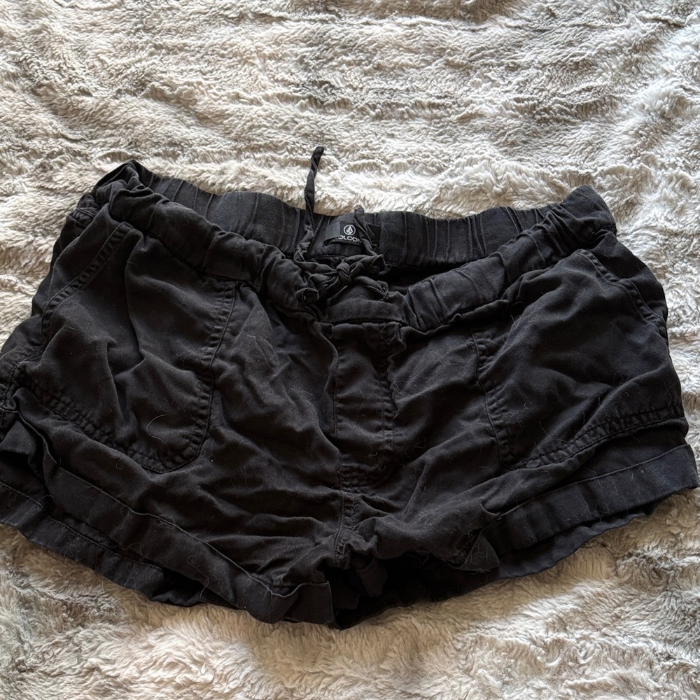 Volcom Women's Black Cargo Shorts